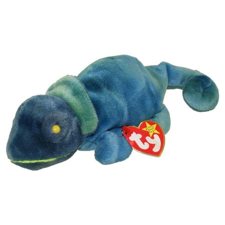 Ty Beanie Babies Rainbow (Blue w/o Tounge) Chameleon - 4037 price history on PriceWatchPro