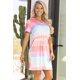 thumbnail image 2 of ABPHQTO Vestido de mujer con cuello en V y cordón de rayas multicolor, 2 of 5