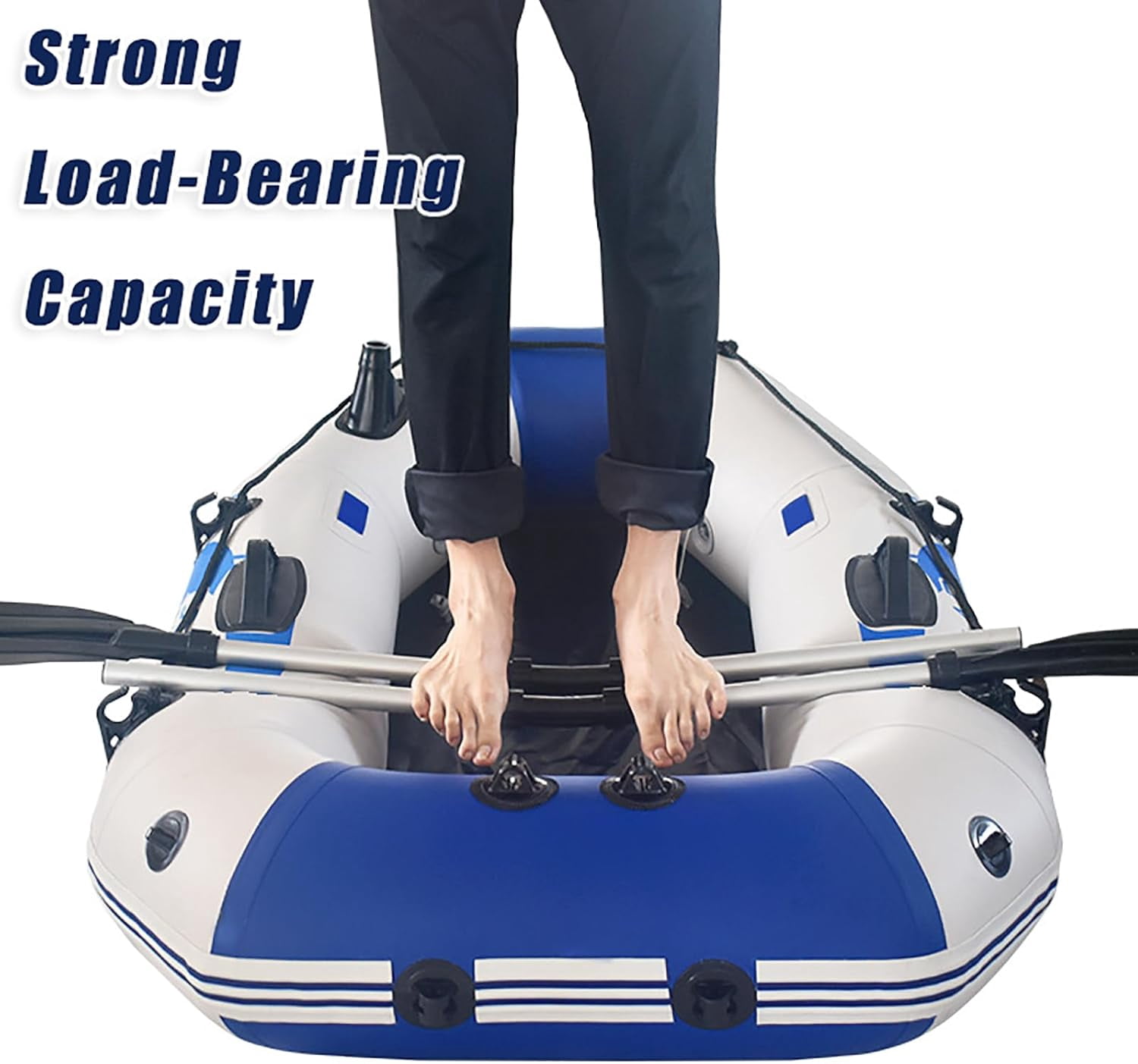 2 Pcs Kayak Paddles, Portable Lightweight Detachable Kayak Paddle Set for Kayaking, Canoeing, Fishing & Boating