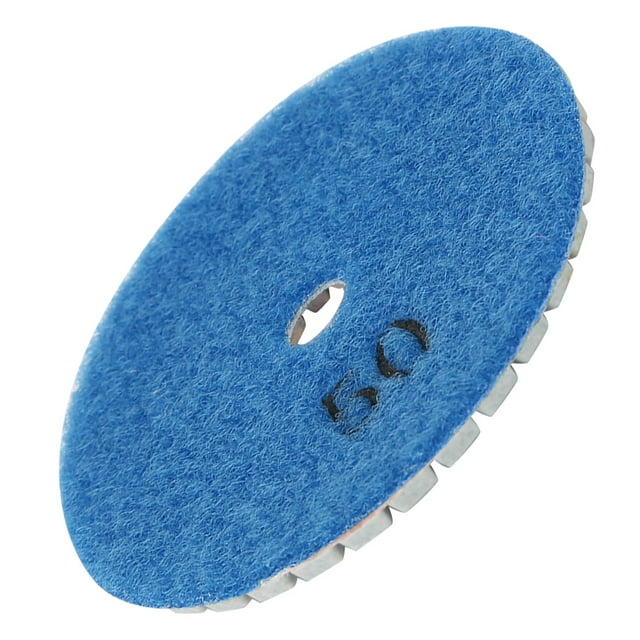 Tampon de Polissage Rond 3 Pouces, Haute Résistance, Marbre Granit, 7 Grains Différents, Outil de Polissage Humide pour Pierre Béton Céramique, Polissage Fluide