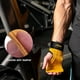 thumbnail image 5 of Guantes de levantamiento de pesas SKDK cuero levantamiento de pesas guantes mujeres hombres entrenamiento entrenamiento culturismo agarre Barbie Nuevos Originales, 5 of 8