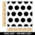 thumbnail image 2 of Polka Dot Circle Pattern Background Square Rubber Stamp Stamping Scrapbooking Crafting - Large 2.75in, 2 of 7