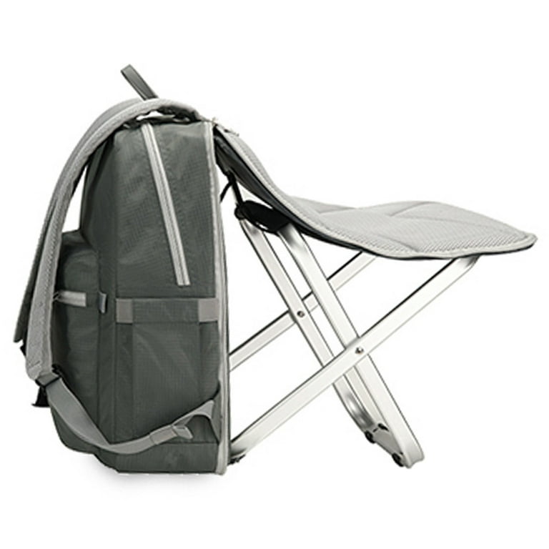 Lightweight Backpack Stool Combo Backpack with Folding Chair for Outdoor  Camping Fishing Hiking Picnic BBQ 