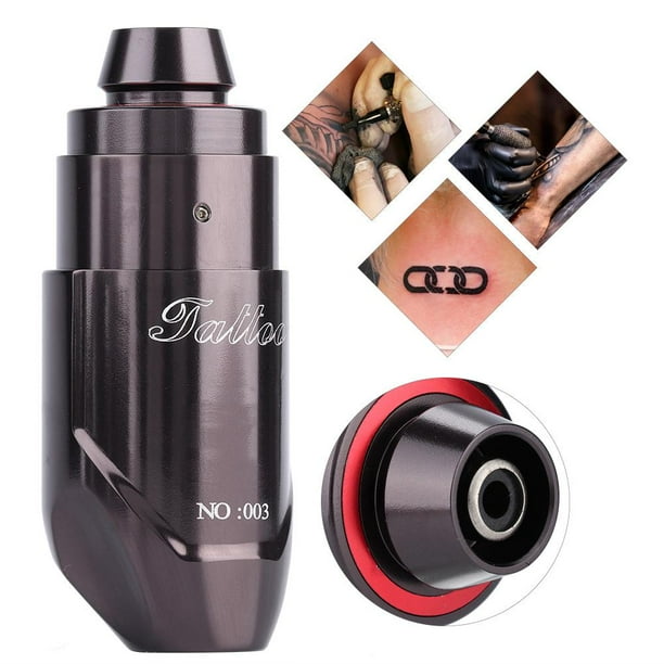 Maquina de Tatuaje Kit, Profesional Kit de Tatuaje Maquina, Motor de pluma profesional de tatuaje RCA conectado para artista de tatuaje, Máquina de motor de tatuaje estilo pluma (Negro) EOTVIA NO