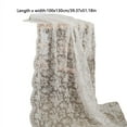 thumbnail image 3 of SPOORYYO Rustics Coffee Table Cloth - White Lace Decorative Tablecloth, 130x160cm, 3 of 9