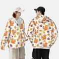 thumbnail image 4 of Saiise Cartoon Squirrel Pattern Sun Protection Hoodie for Men and Women, Lightweight Quick-Dry Windproof with Hood and Zip-Large, 4 of 7