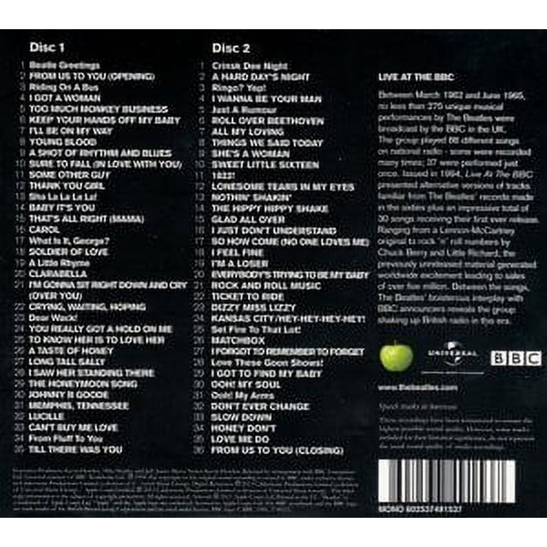 The Beatles - Live at the BBC - Music & Performance - CD - Walmart.com