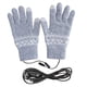 thumbnail image 1 of Guantes calefactables USB con pantalla táctil para el frío gris, 1 of 9