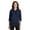 Navy-PK1, variant on Women's Silk Touch 3/4-Sleeve Polo Shirt - L562