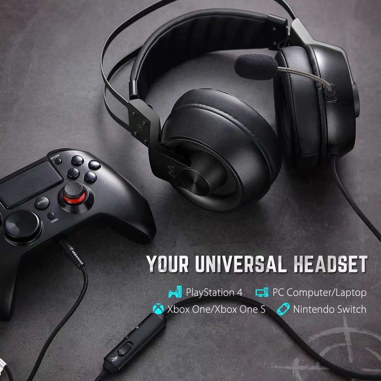 mpow eg3 pro gaming headset with 3d surround sound