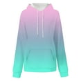 thumbnail image 3 of UAMVSH Womens Hoodies Fall Fashion Long Sleeve Drawstring Pullover Tops with Pockets Lightweight Sweatshirt, 3 of 4