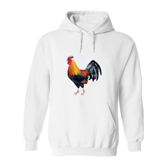 A Rooster Hoodie Men -SPIdeals Designs, Male Small