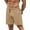 Khaki, variant on Mens Board Short 5'' Swim Trunk with Pockets Summer Swimwear Bathing Suit Beach Shorts