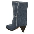 thumbnail image 4 of Isabel Marant Female Washed Denim Boots Blue Sizes EU 34-50 2/3, 4 of 7