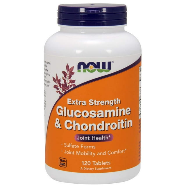 Suplemento Now Foods Glucosamina y Condroitina 120 Comprimidos