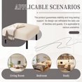 thumbnail image 4 of Footrest Ottomans UNITED WE WIN Small Ottoman Footstool with Legs, Corduroy Fabric Ottoman Foot Stool with Soft Padded seat, Square Footstool Footstool for Living Room,Storage Ottomans, 4 of 8