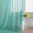 thumbnail image 4 of Juego de 2 pañuelos transparentes de gasa azul Curtain NICETOWN, 152 x 549 cm, 4 of 5