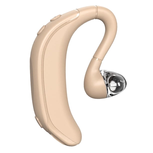 Auriculares inalámbricos Bluetooth manos libres estéreo intraaurales para negocios Beige