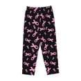 thumbnail image 4 of Daiia Breast Cancer Awareness Women's Sleep Pant with Pockets and Drawstring,Pajama Pants-Medium, 4 of 9