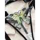 thumbnail image 5 of Conjunto de lencería con bordado de mariposas, sujetador de malla sin forro y tanga de tiras, lencería y ropa interior sexy para mujer, 5 of 5