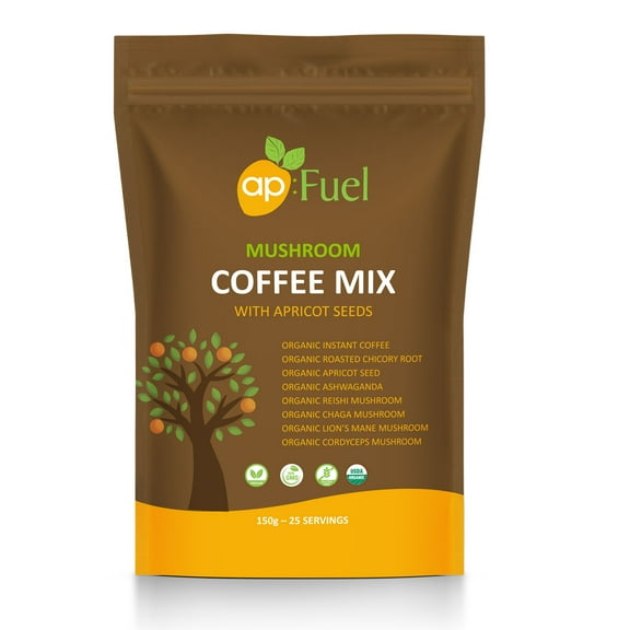 Apricot Power Mushroom Coffee Mix, Organic - 150 g