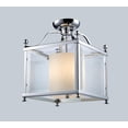 thumbnail image 2 of Z-Lite Fairview 3-Light Semi Flush Mount, Chrome, 2 of 2