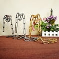 thumbnail image 4 of Yeacher Suspending Rope / Chain Bottle Holder Floating Wine Bottle Rack for Kitchen Home Decoration, 4 of 8
