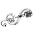 thumbnail image 2 of SHISUYAN Broche Microphone Broche Note de Musique Broche Étiquette de Mode Cadeau Musical pour Femmes, 2 of 9