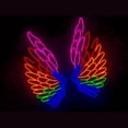 thumbnail image 3 of Handmadetneonsign Wings Angel Wall Art, Wings Color Wall Decor, Colorful Wings Angel Wall Decor, 3 of 3
