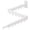 White-basic, variant on Wall Mounted Retractable Collapsible Clothes Drying Rack Black-basic