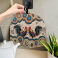 thumbnail image 5 of HELLHERO Polyester Canvas Coffee Pot Cloth Covers Back-to-back Roosters Flowers Lightweight Insulating Warming for Housewife, 5 of 7