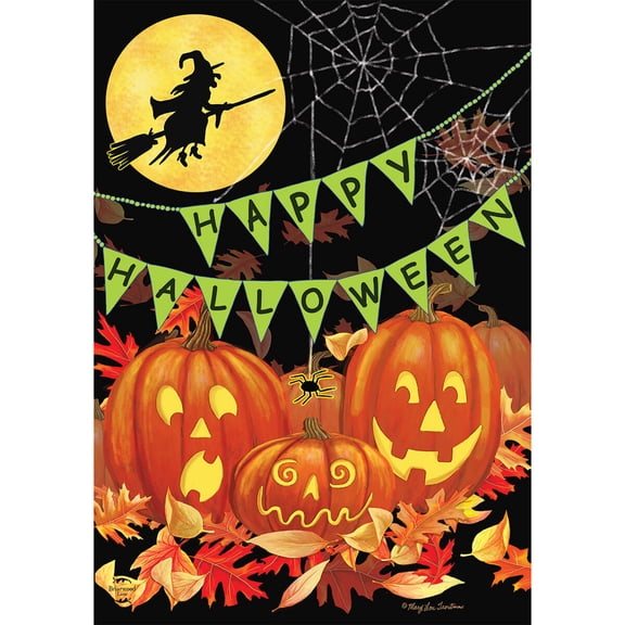 Briarwood Lane Garden Flag 12x18 For Outdoor Halloween Haunts For Halloween Garden Flag Flags For Outside
