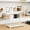 floor standing storage rack Under $5 a4, variant on Fufafayo Kitchen Storage Cart Rolling Trolley, Multi-Tier Floor Standing Organizer Rack for Bathroom Microwave Oven, Household Shelves for Toiletries Daily Necessities Living Room Bedroom