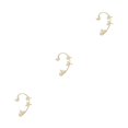 thumbnail image 3 of Guardurnaity Pendientes de clip exclusivos: destaque con un estilo poco convencional Auriculares con estilo de estrella elegante sin orificios para Type1 NO1, 3 of 6