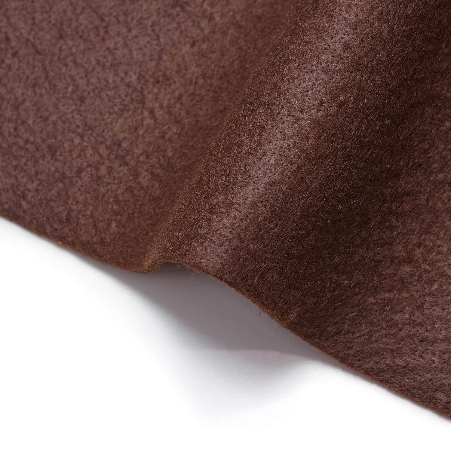 Felt Fabric 74 Inch Wide Polyester Craft Fabric By The Yard 300 GSM - For Sewing Apparel, Accessories, Décor, & More - Brown (1 Yard)