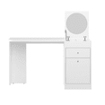 thumbnail image 1 of Tocador Vanity Con Espejo Bertolini Deseo Mesa de Maquillaje Color Blanco, 1 of 6