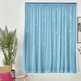 thumbnail image 5 of Blackout Curtains for Bedroom/Living Room/Classroom,Sheer Overlay 59 Inches Panel Set,Double Layer Curtains with Star Cutout for Kids Room, 5 of 8