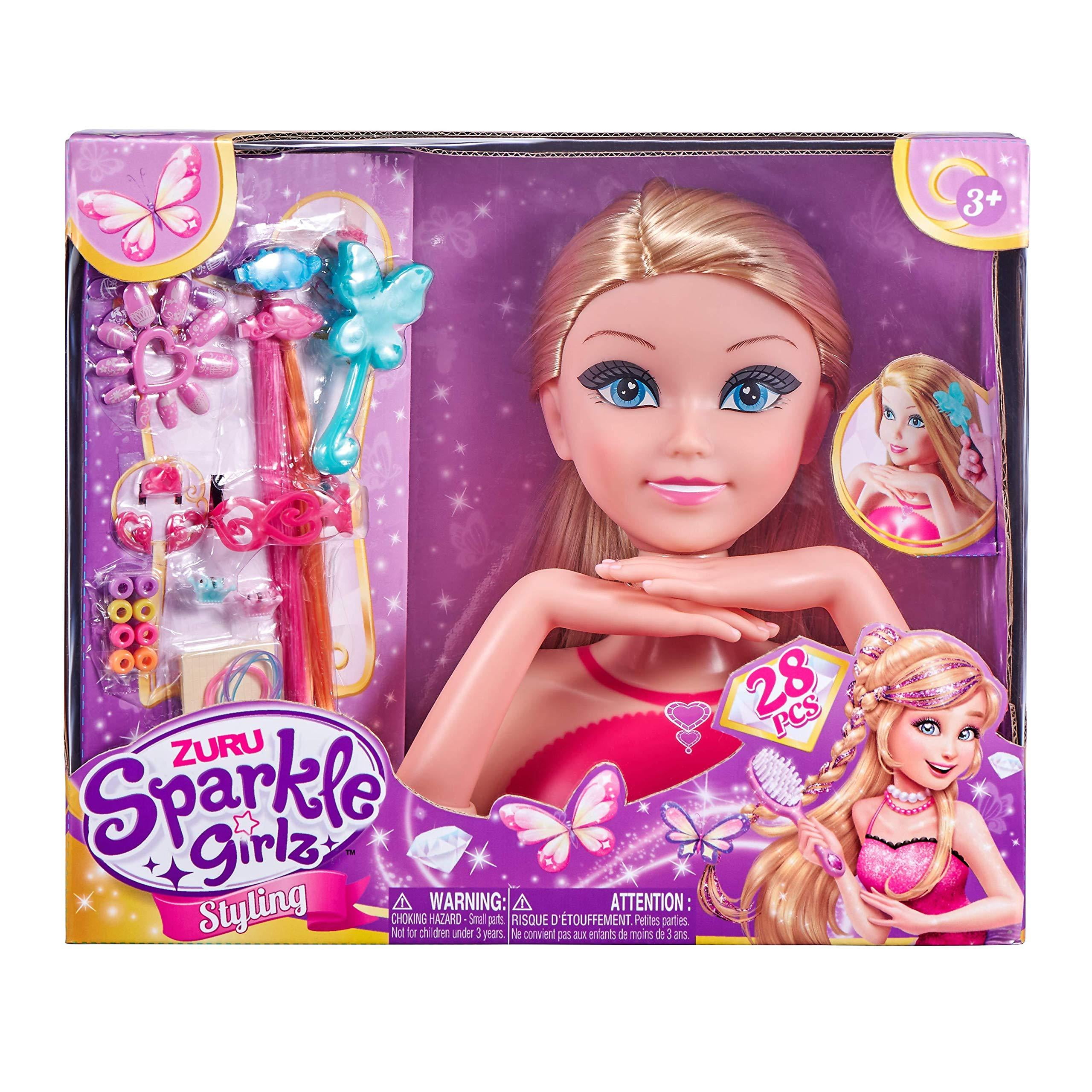 Best Trade in Prices Zuru Sparkle Girlz Hair Styling Doll Princess Head