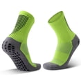 thumbnail image 4 of Calcetines de fútbol para hombre, con base de goma cilíndrica media, antideslizantes, para entrenamiento, con base de toalla gruesa, transpirables y absorbentes del sudor, para correr y, 4 of 4