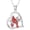 Cardinal, variant on Bee Necklace 925 Sterling Silver Infinity Love Bee Pendant Sunflower Necklace Jewelry Gifts for Women Christmas Mother