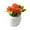 Orange, variant on PDNRPSP 1pcs Plant Miniature Bonsai Plant Mini Green Plant Flower Potted Model Tiny Fake Greenery Ornament Simulation Potted Plants for Doll House Furniture Home Decoration