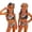 Black, variant on CCRFTGI Girls Swimsuit Size 10-12 2 Piece Set Swim Vacation Girls Bathing Suit Beach Holiday Hawaiian Tropic Bikini Set Summer Cute Girls Clothes Swimsuits Swimwear Green 2-3 Years
