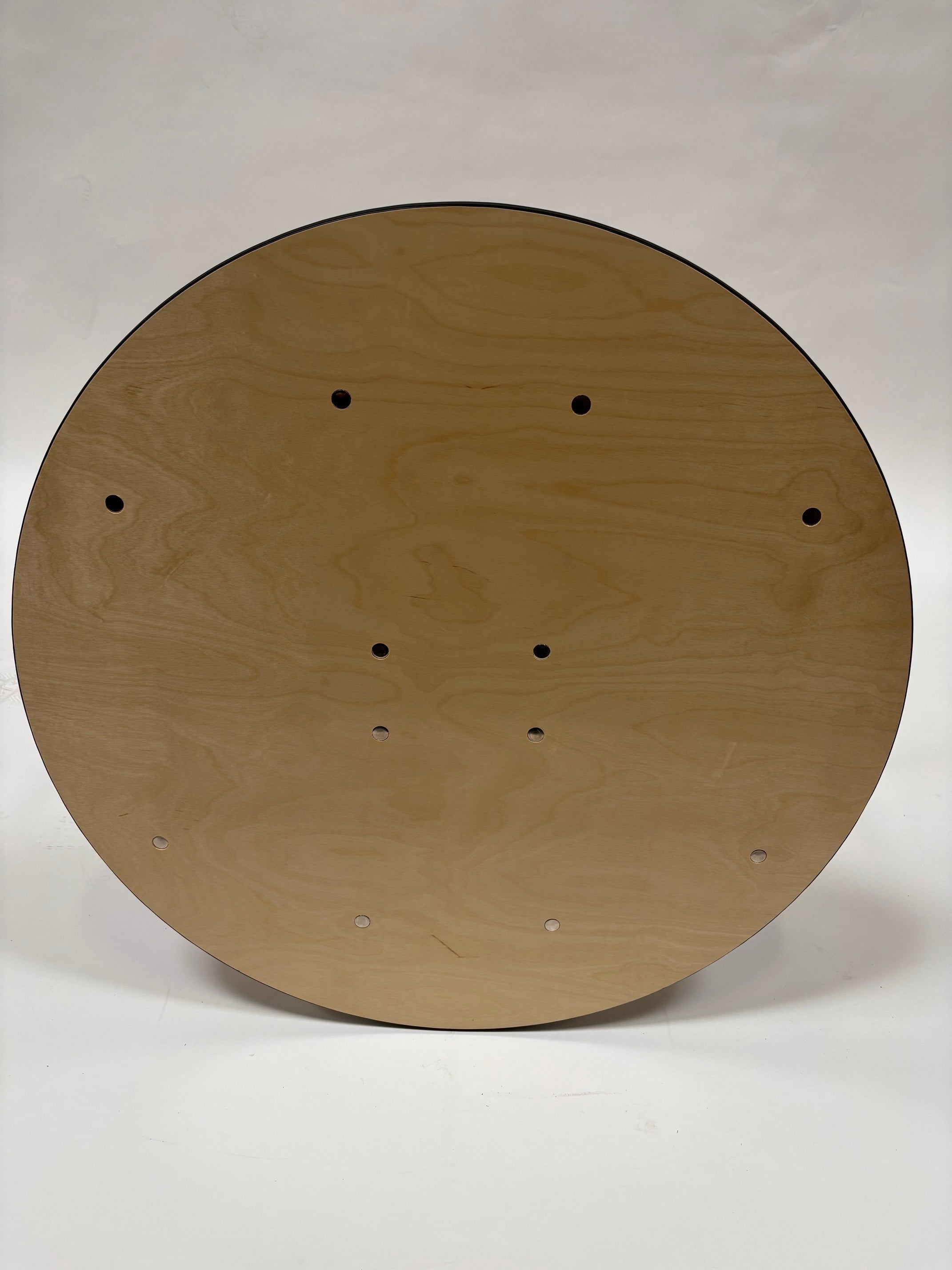 Table - 30" WFT Series Russian Birch Wood Round - Rubber Edge