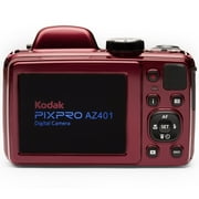 KODAK PIXPRO AZ401 Bridge Digital Camera - 16MP 40X Optical Zoom HD720p video (Red)