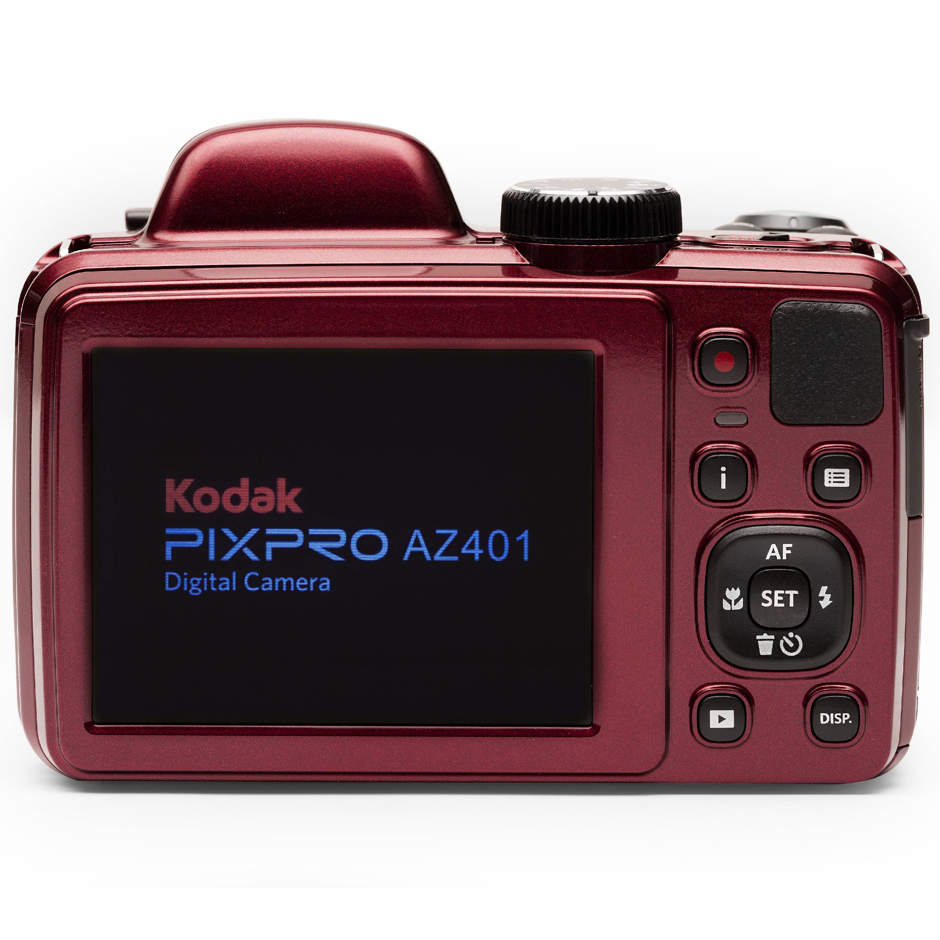 KODAK PIXPRO AZ401 Bridge Digital Camera - 16MP 40X Optical Zoom HD720p video (Red) - image 5 of 15