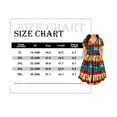 thumbnail image 6 of TIYOMI Womens Plus Size Dress Rainbow Tie Dye Summer Elegant Dress Short Sleeve V Neck Dress Colorful Vacation Holiday Dress Casual Loose Fit Dress XL 14W 16W, 6 of 6