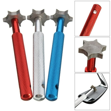 Golf Iron Wedge Club Groove Regrooving Sharpener Cleaner 6 Blade sharpenercleaner U V (Best Mizuno Blade Irons)