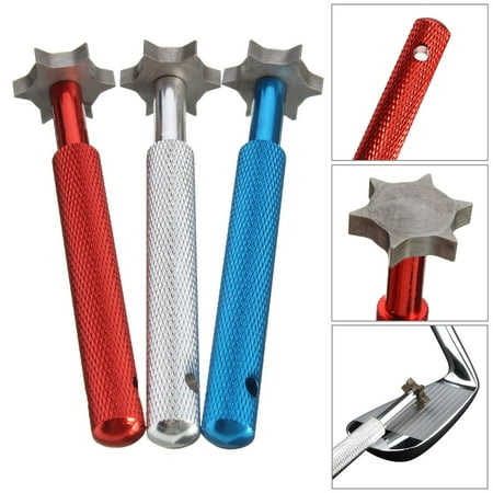 Custom Golf Club Iron Golf Iron Wedge Club Groove Regrooving Sharpener Cleaner 6 Blade sharpenercleaner U V Square ()