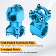 thumbnail image 5 of uxcell 25.4mm Bike Stem 7 Degree 50mm Aluminum Alloy Bicycle Handlebar Stem with Hex Wrench for Mountain Road Bike BMX MTB Cycling, Sand Lake Blue, 5 of 7