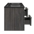 thumbnail image 4 of Modway Render 48" Wall-Mount Bathroom Vanity in Charcoal Black, 4 of 10